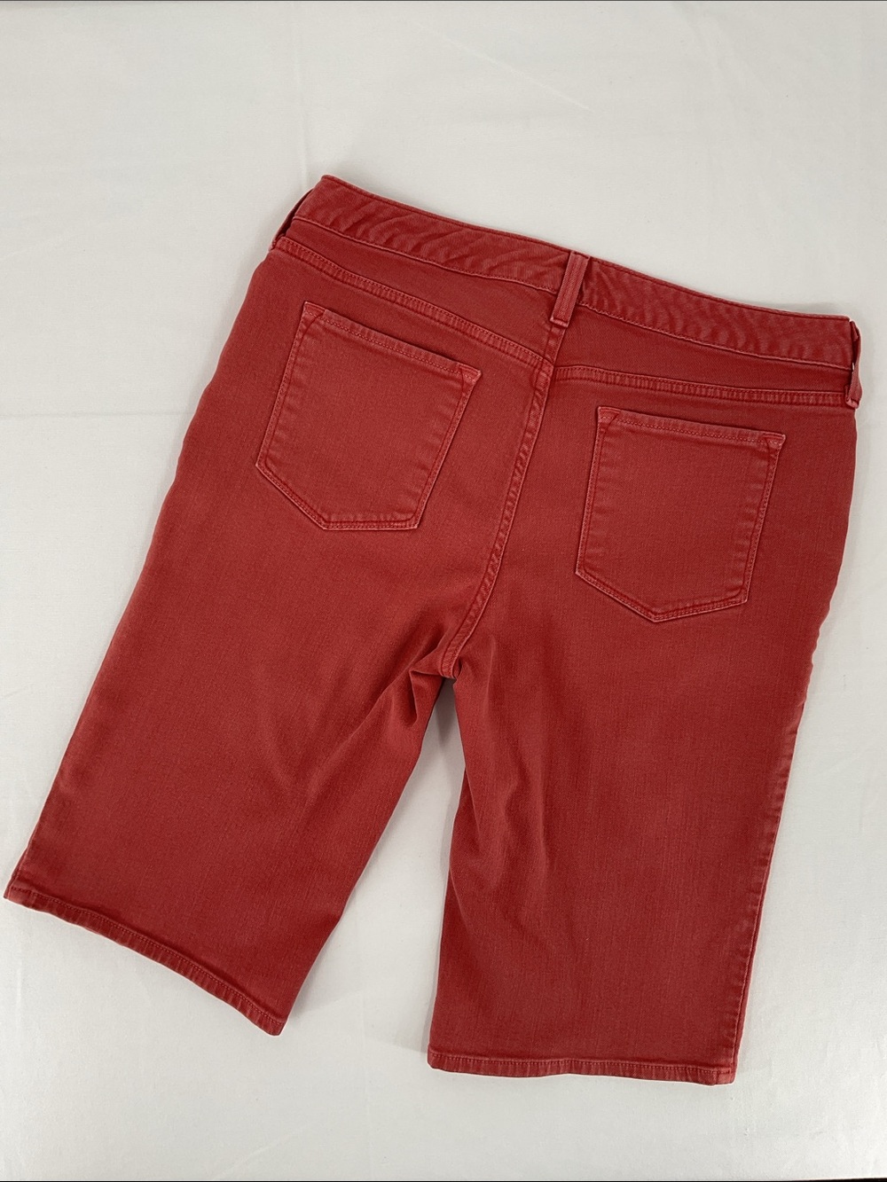 Eddie Bauer Terracotta Bermuda Denim Jorts Women’s size 10 - Picture 3 of 9